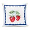 Stupell Industries Strawberries & Blue Ribbon Outdoor Printed Pillow, design by Lucille Price, 18 x 7 x 18